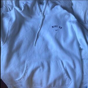 Nike SB saber cat white hoodie